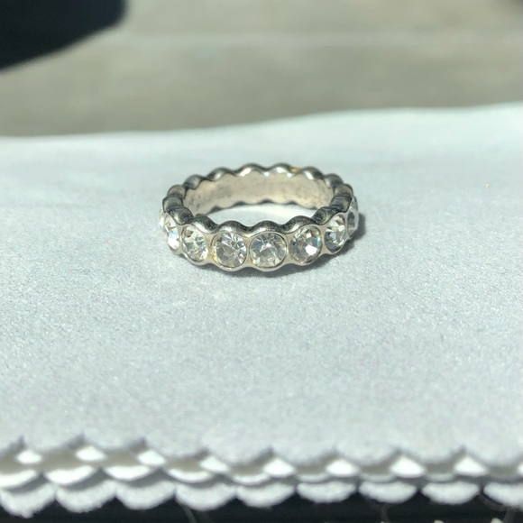 CZ vintage cocktail ring - Picture 9 of 9